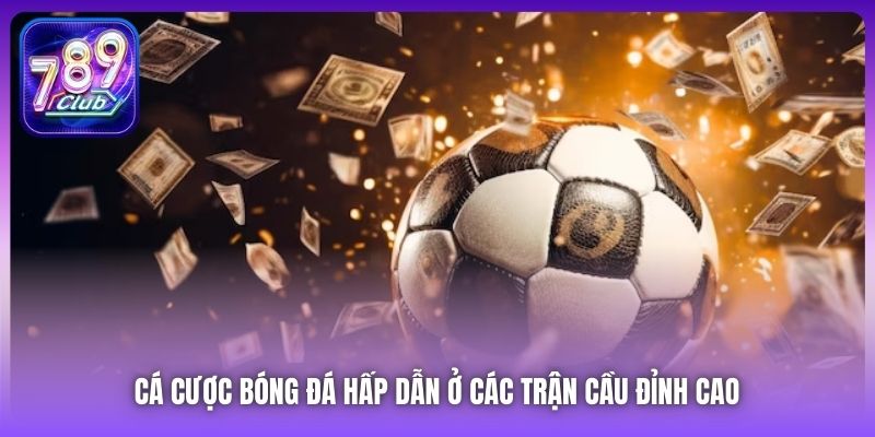 Cá cược bóng đá hấp dẫn ở các trận cầu đỉnh cao