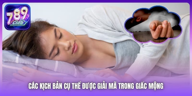 Các kịch bản cụ thể được giải mã trong giấc mộng